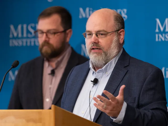 Jonathan Newman and Bob Murphy at Mises University 2024